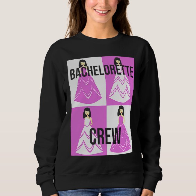 Sängkammarbrudens crew möhippa kväll  t shirt (Framsida)