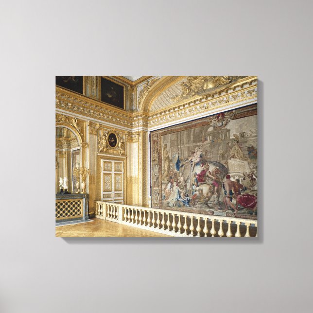 Sängkammaren i Louis XIV Canvastryck (Framsida)