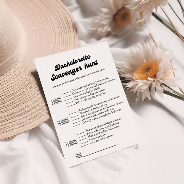 Sängkammarjakt spel, rolig sängkammar inbjudningar (Skapare uppladdad)