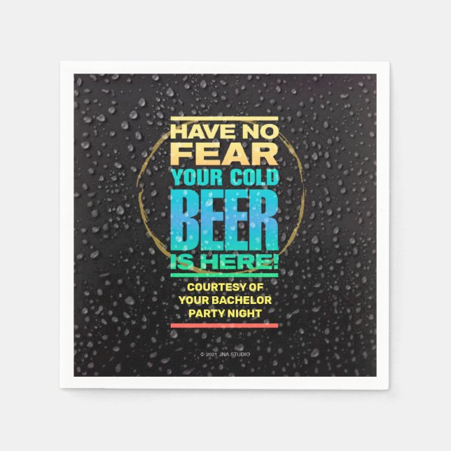 Sängkammarparty Pappersserviett Pappersservett (Framsidan)