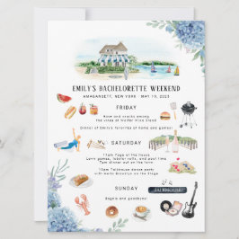 Sängkammarweekend Itinerary | Amagansett, NY Inbjudningar