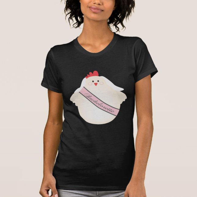 Sängkammarweekend Tjejträff Kycklingfest Tee Shirt (Framsida)