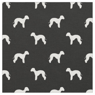 sängkläder, skräckfärgad hund silhuette svart tyg