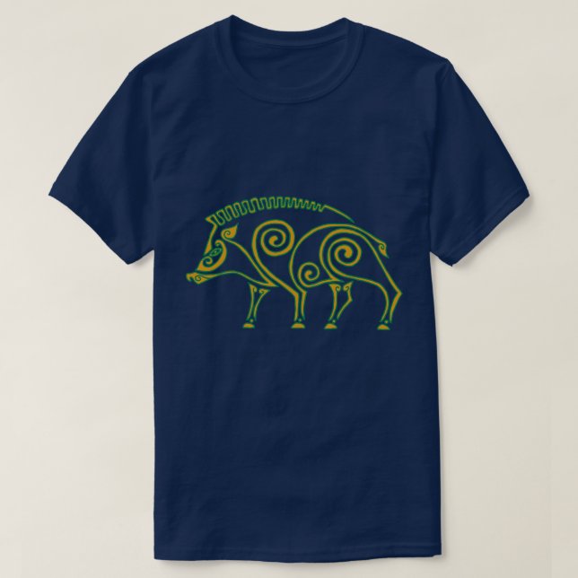 Sanglier celte t shirt (Design framsida)