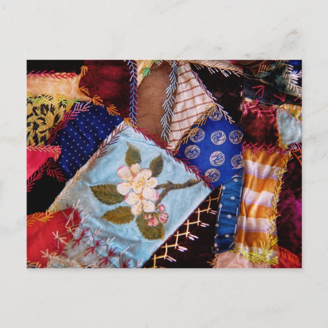 Sängning - Patchwork - Grandmas quilt Vykort (Framsida)