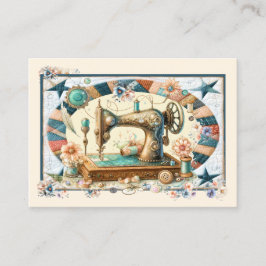 Sängning, Quiling, Crochet-Affärskort Visitkort