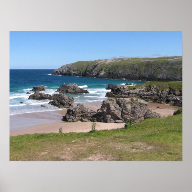 Sango Bay, Durness, Scotland Poster (Framsidan)