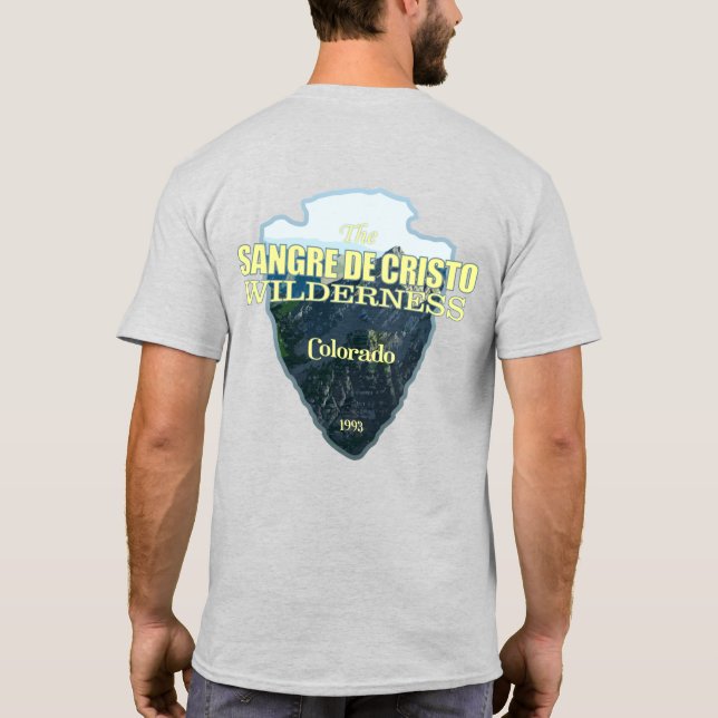 Sangre de Cristo WA (pilhuvud) T Shirt (Baksida)