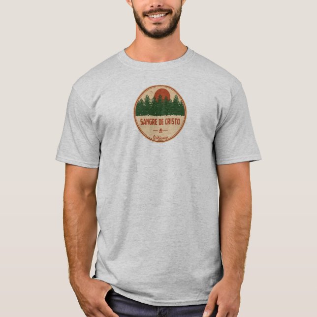 Sangre De Cristo Wilderness T Shirt (Framsida)