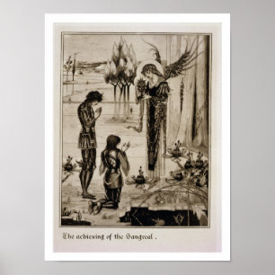 Sangreal, från Le Morte d'Ar Poster