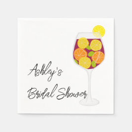 Sangria Bröllop, Bachelorette eller Möhippa Pappersservett