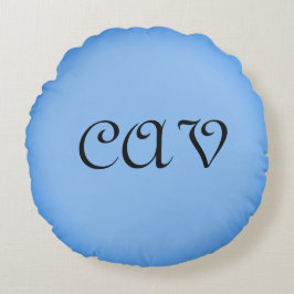 Sangria CornblommBlue Rund Kudde