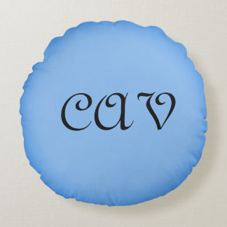 Sangria CornblommBlue Rund Kudde