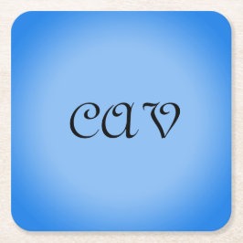 Sangria CornblommBlue Underlägg Papper Kvadrat