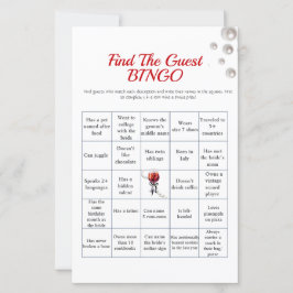 Sangria Find the Guest Möhippa Bingo-spelet