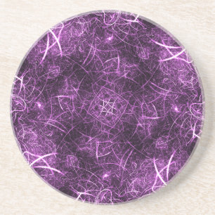 Sangria/Lila Fractal_Sandstone-Underlägg Underlägg