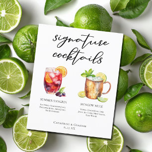 Sangria Moskva Mule Namnteckning Cocktails Menu