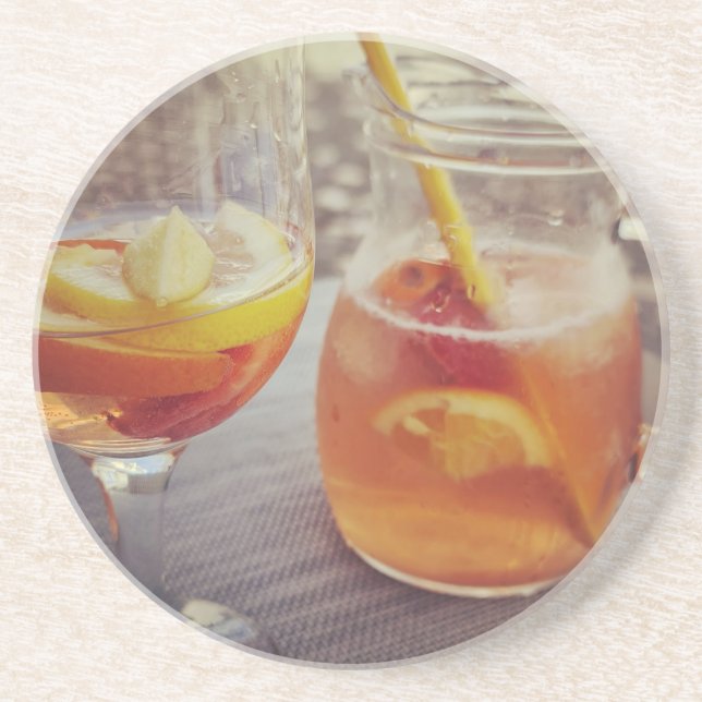 Sangria och solsken underlägg (Framsidan)