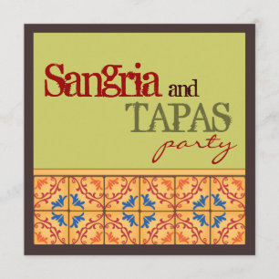 Sangria och Tapas Party! Inbjudan till Lycklig Fie