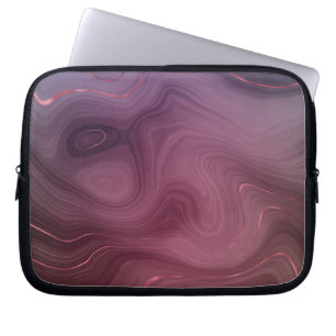 Sangria Strata Moody Rosa och Lila Luxe Agate Laptop Fodral