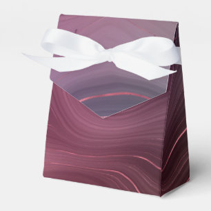Sangria Strata Moody Rosa och Lila Luxe Agate Presentaskar