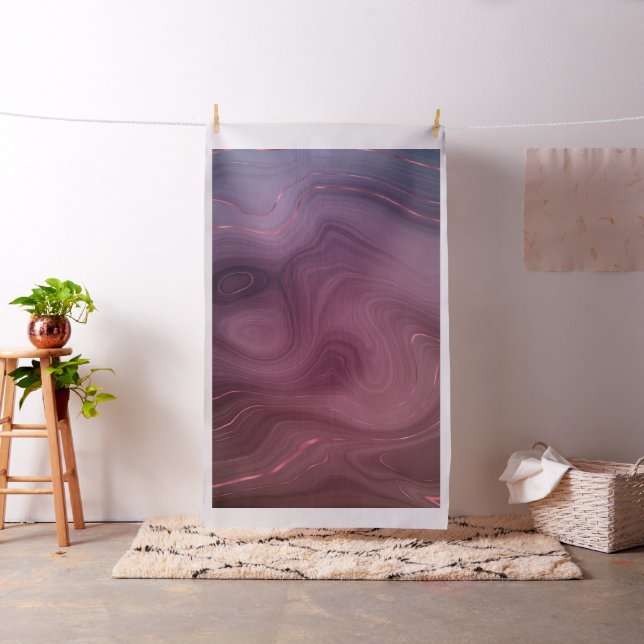 Sangria Strata | Moody Rosa och Lila Luxe Agate Tyg (In Situ)
