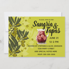 Sangria & Tapas Party Inbjudningar