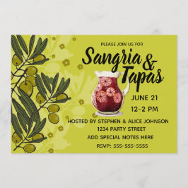 Sangria & Tapas Party Inbjudningar