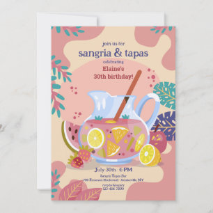 Sangria Time-inbjudan Inbjudningar