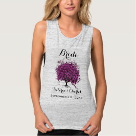 Sangria Vin Heart Löv Träd Bröllopsfest T-shirt