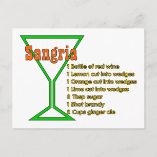 Sangria Vykort