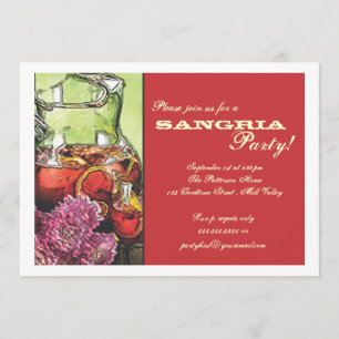 Sangriapartyinbjudan Inbjudningar