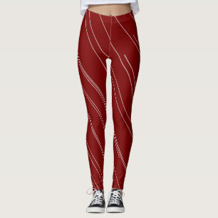 SangriaVelvet Vit Leggings