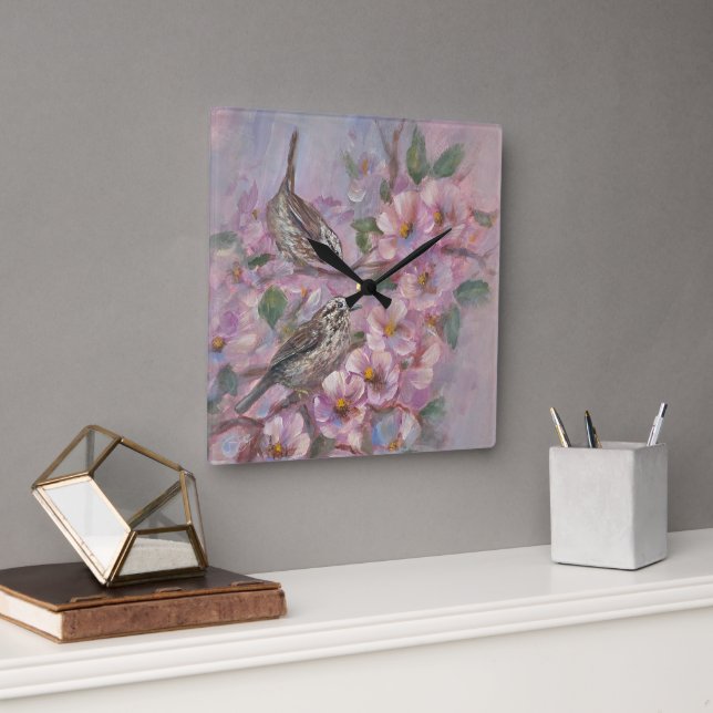 Sångsparv Fyrkantig Klocka (Kontor)