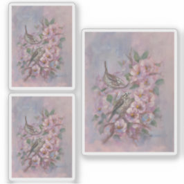 Sångsparv Klistermärken