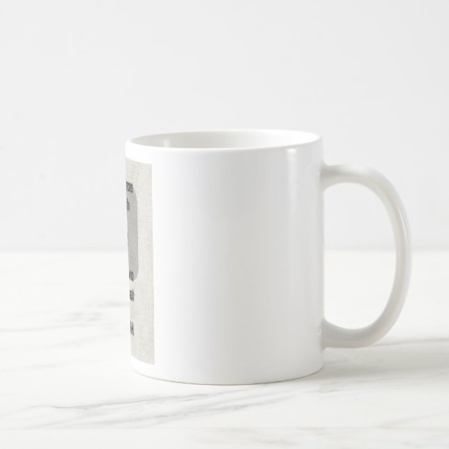 sångtext varför smyga genom livet kaffemugg (Höger)