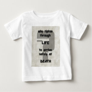 sångtext varför smyga genom livet t-shirt
