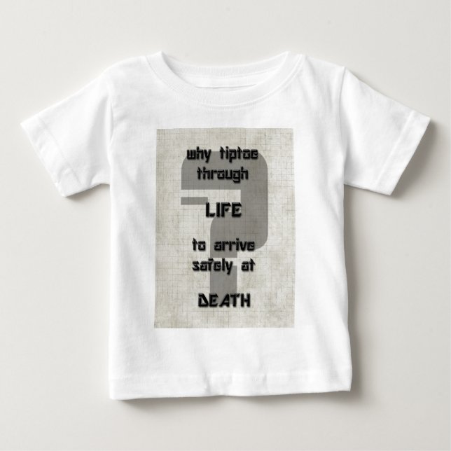 sångtext varför smyga genom livet t-shirt (Framsida)