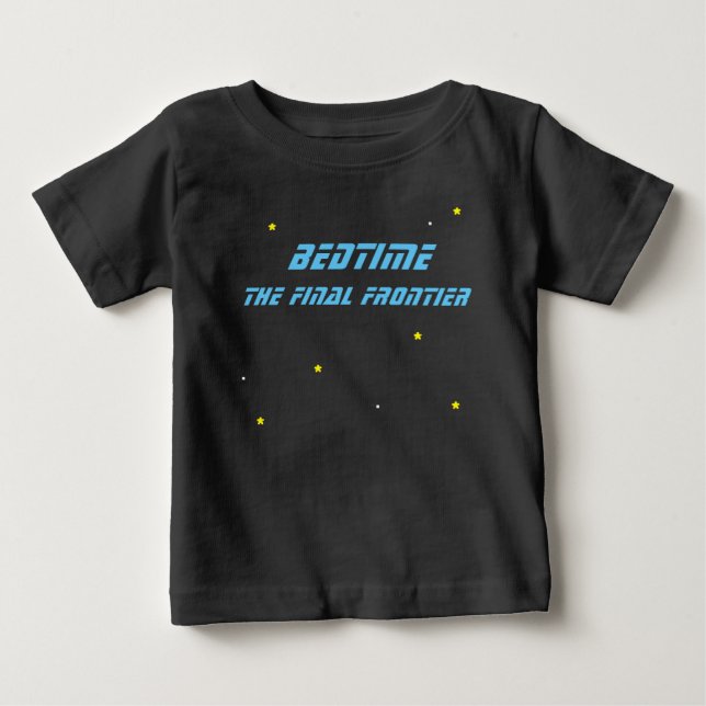 Sängtid den sista gränsen överst tee shirt (Framsida)