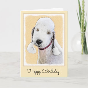 Sängtonsmålning - originalbild av Hund Kort