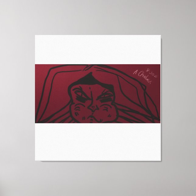 Sängvätet sträckt canvas   (Framsida)
