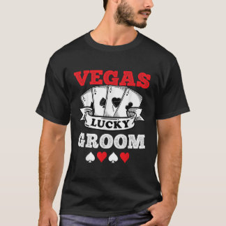 Sängvätstpartaj i Vegas Giftermål i Vegas Brudgum  T Shirt