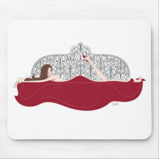 Sängvit Mousepad Musmatta