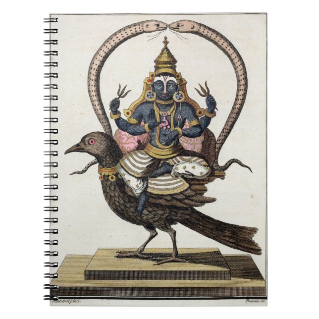 Sani från "resan hjälpIndes et en labergskam" vid Anteckningsbok Med Spiral (Framsidan)