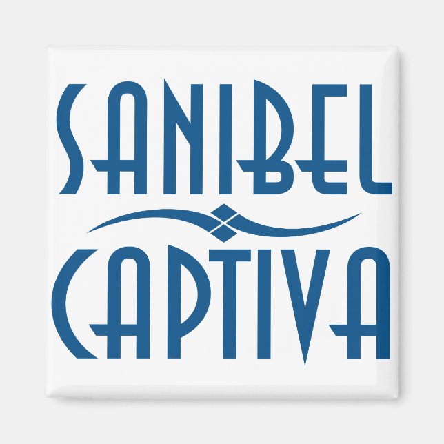 Sanibel Captiva Islands Florida Magnet (Framsidan)