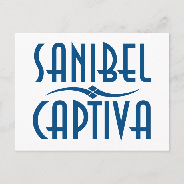 Sanibel Captiva Islands Florida Vykort (Framsida)