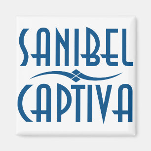 Sanibel Captiva öar Florida Magnet