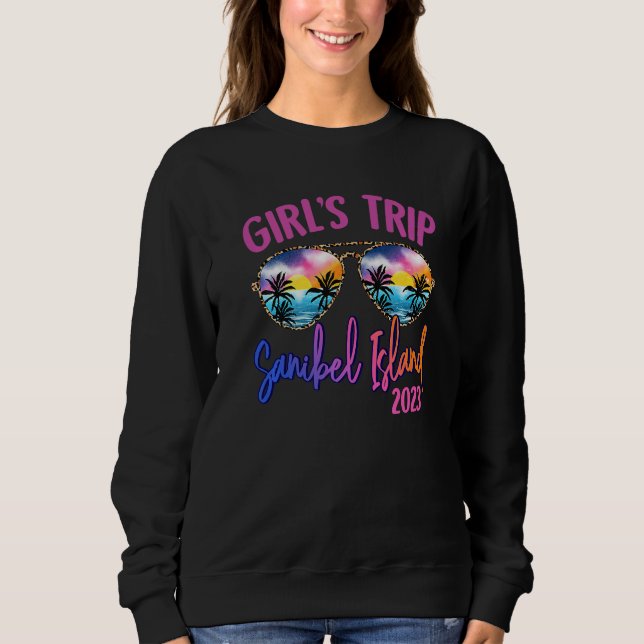 Sanibel Island 2023 Girls Trip Sunglasses Summer G T Shirt (Framsida)