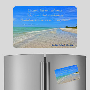 Sanibel Island Beach Florida Pre Hurricane Ian Magnet