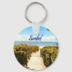 Sanibel Island Florida Beach Ocean Nyckelring